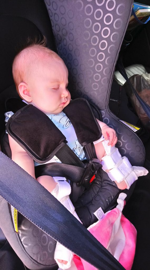 Carseat options during hip dysplasia treatment - Healthy Hips Australia